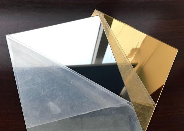 Credit card sized plastic acrylic mirror sheets
