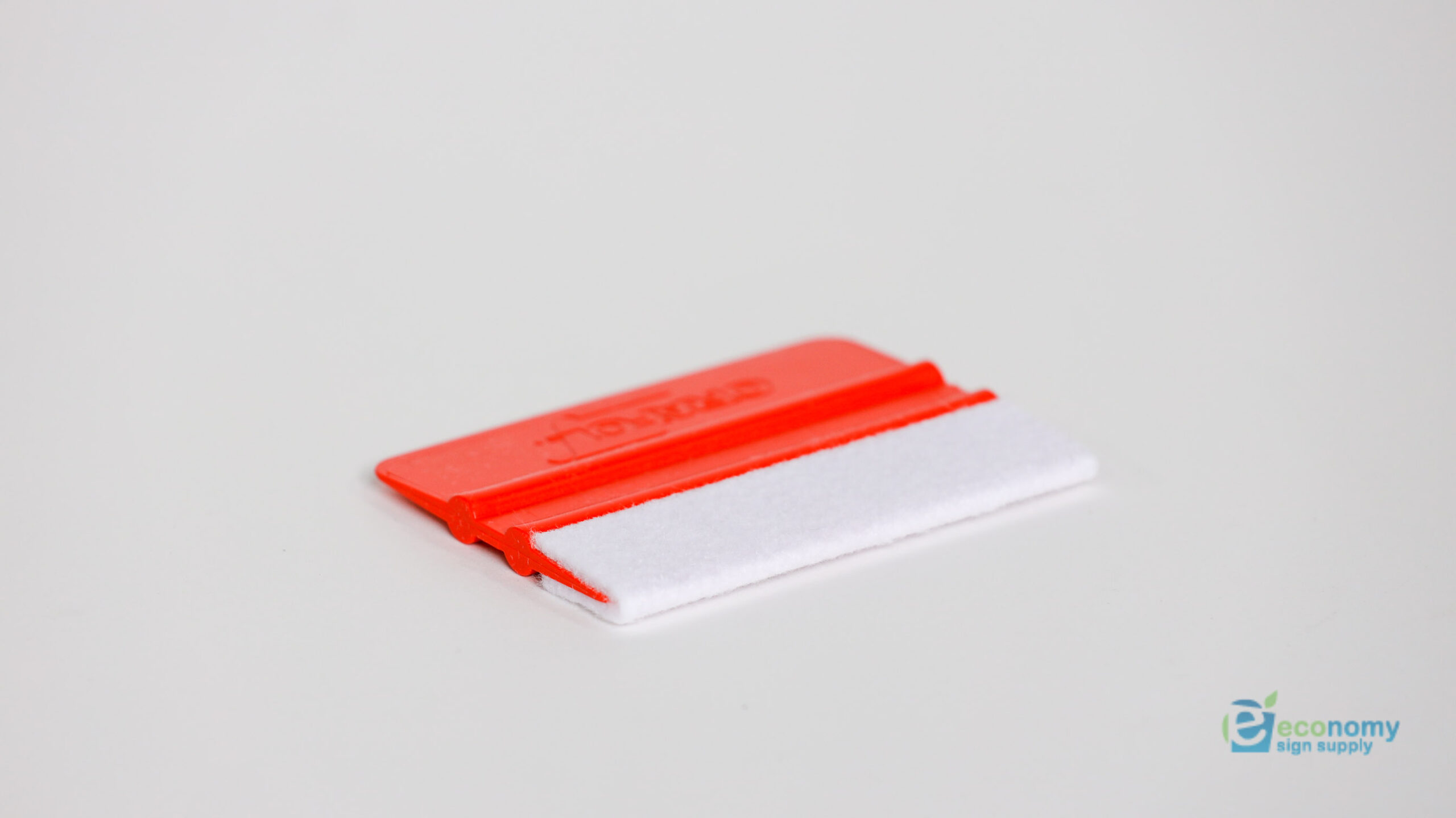 Oracal Orange/Red Squeegee With Felt
